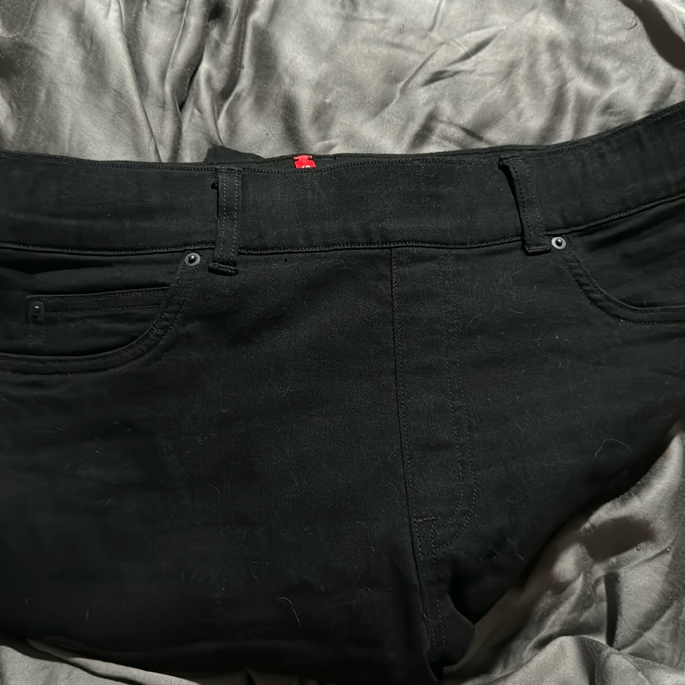 SPANX pull on black jeans